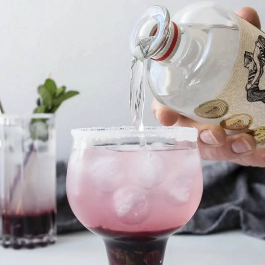 Blueberry Fizz with Lean on me