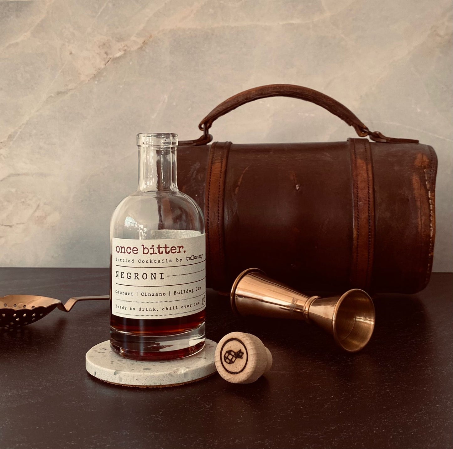 Once Bitter Negroni with Lean On Me Gin - 200ml