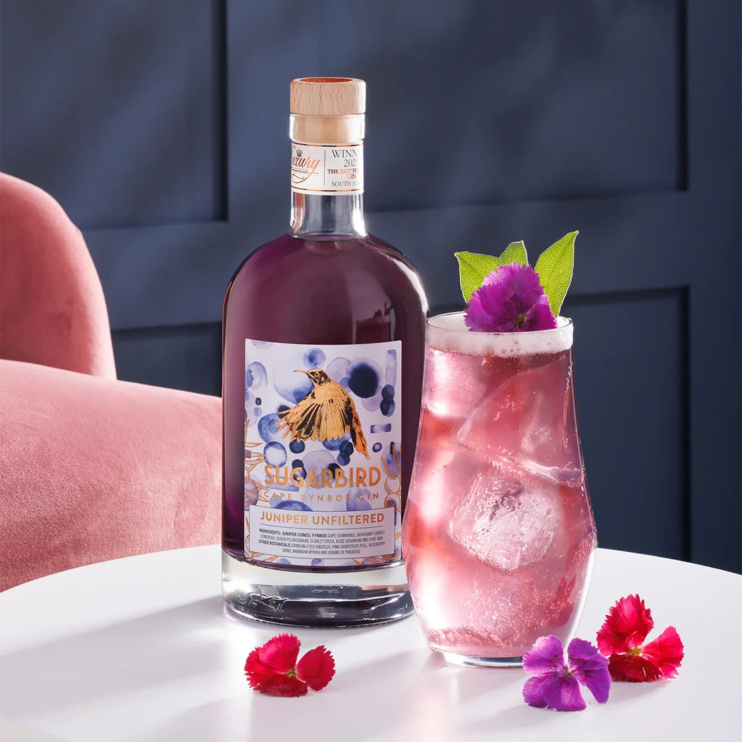 Sugarbird Juniper Unfiltered Gin (Old Label Design)