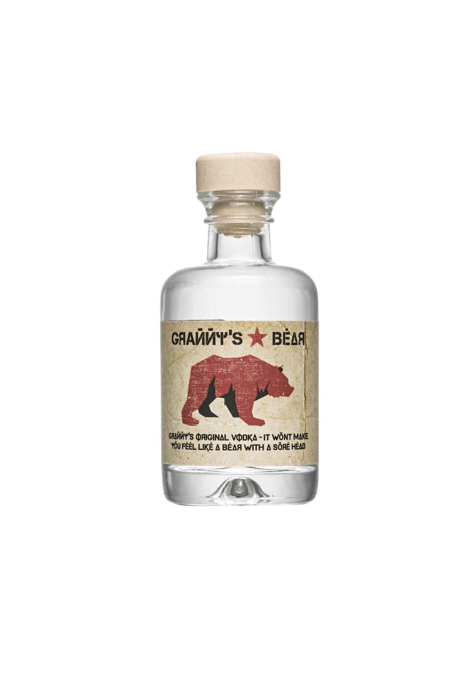 Granny’s Bear Vodka - 50ml glass mini