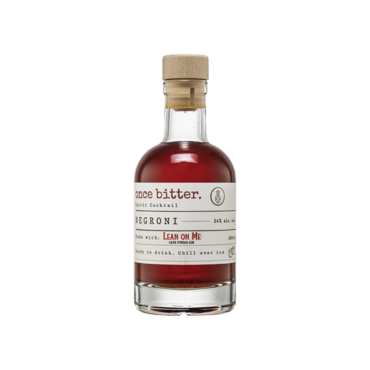 Once Bitter Negroni with Lean On Me Gin - 200ml