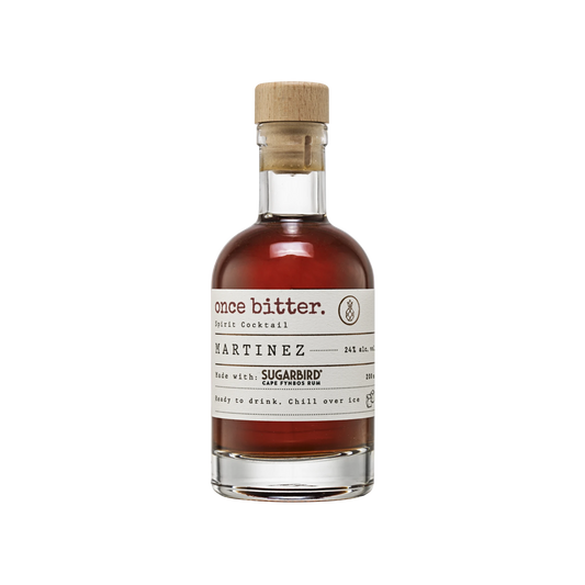 Once Bitter Rum Martinez with Sugarbird Cape Fynbos Rum - 200ml