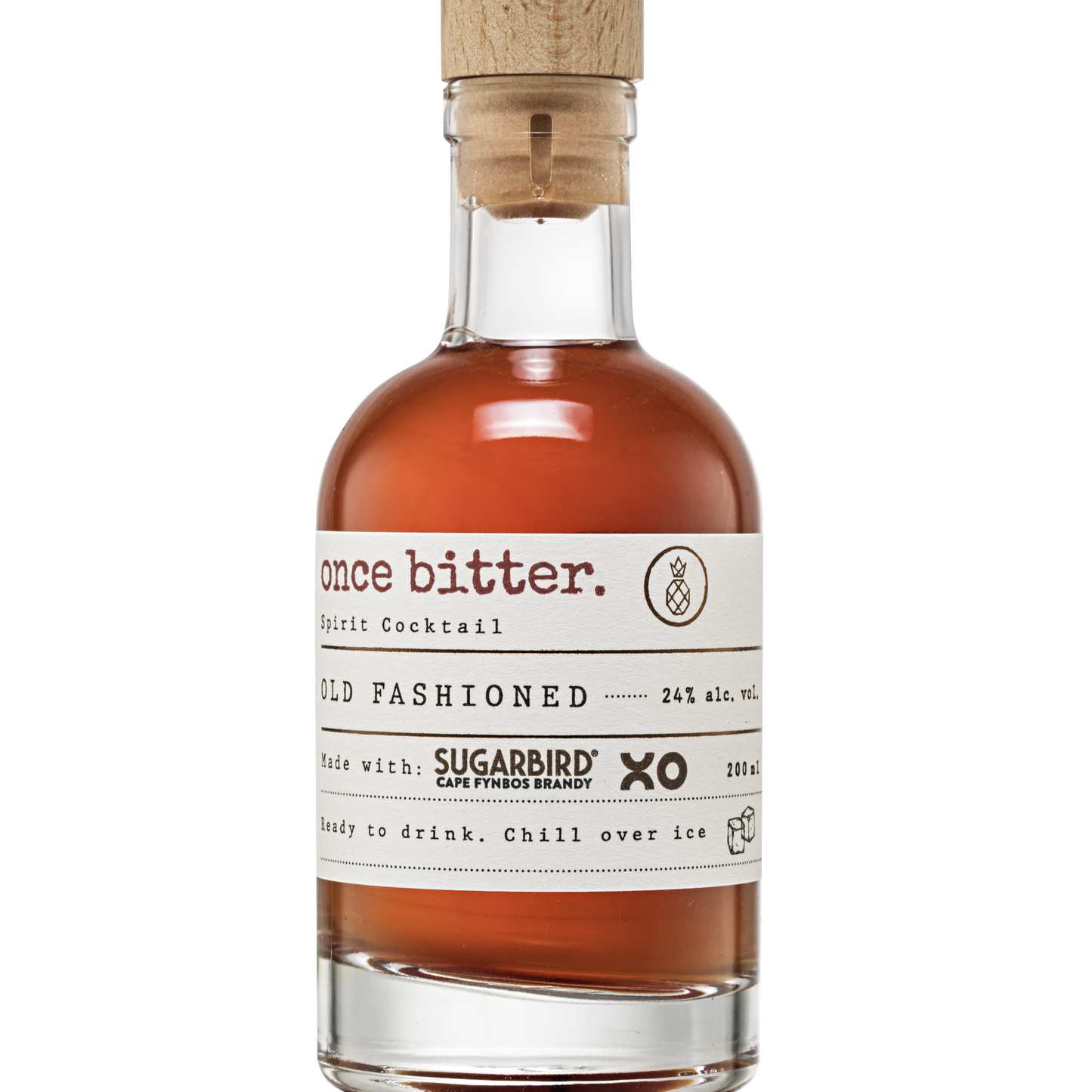 Once Bitter Old Fashioned with Sugarbird XO Brandy - 200ml