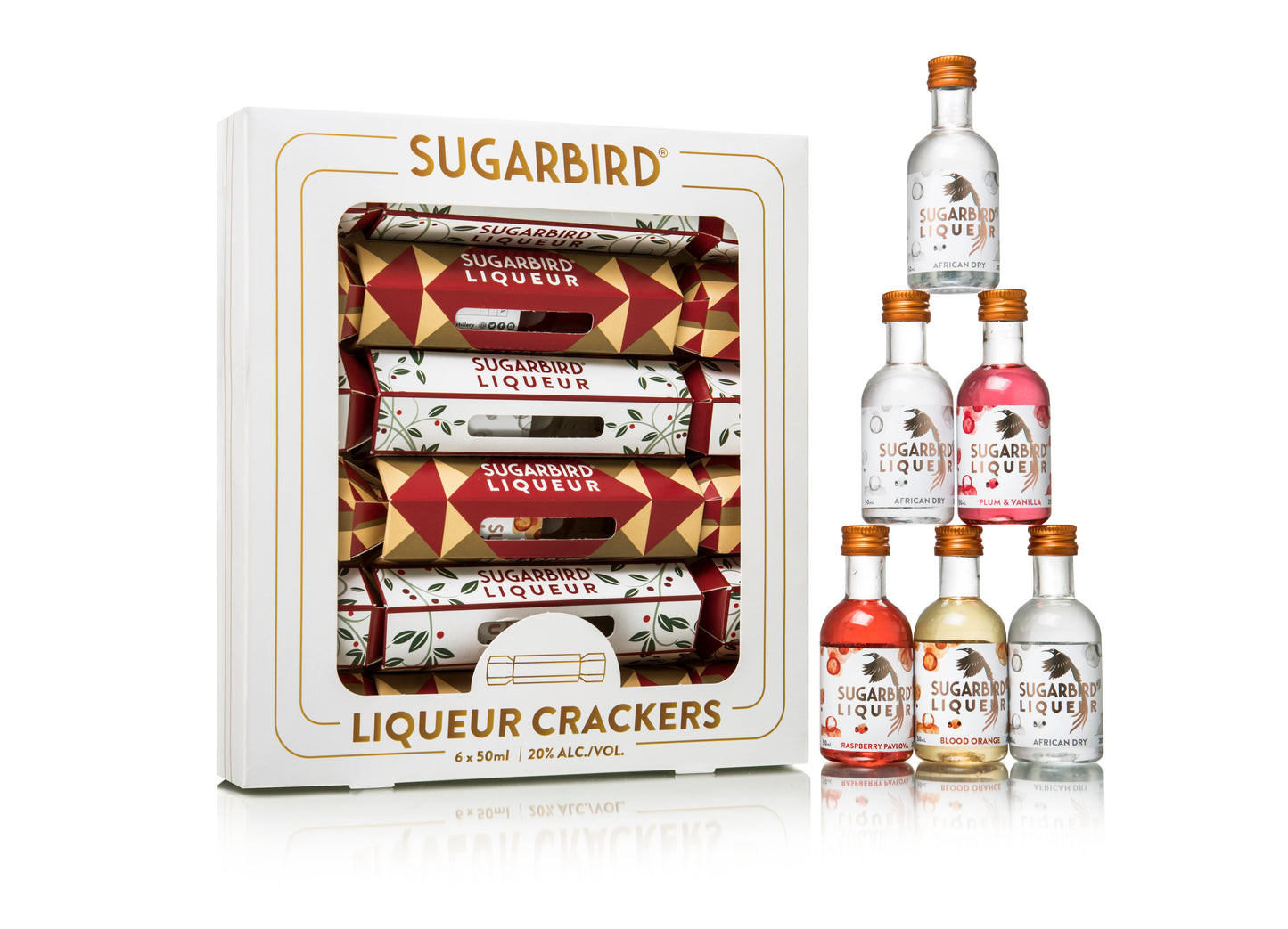 Sugarbird Gin Liqueur Crackers