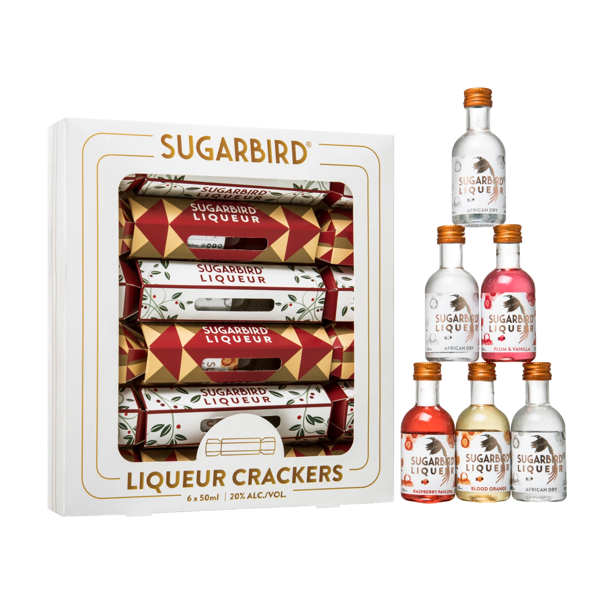 Sugarbird Cape Fynbos 20% Liqueur Crackers – Kindred Spirits - ZA