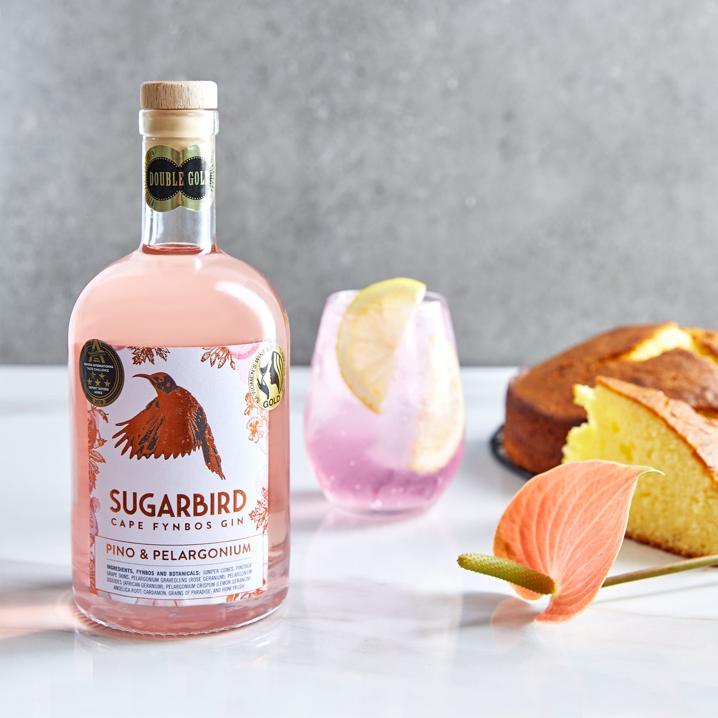 Sugarbird Pino Pelargonium Gin (Old Label Design)