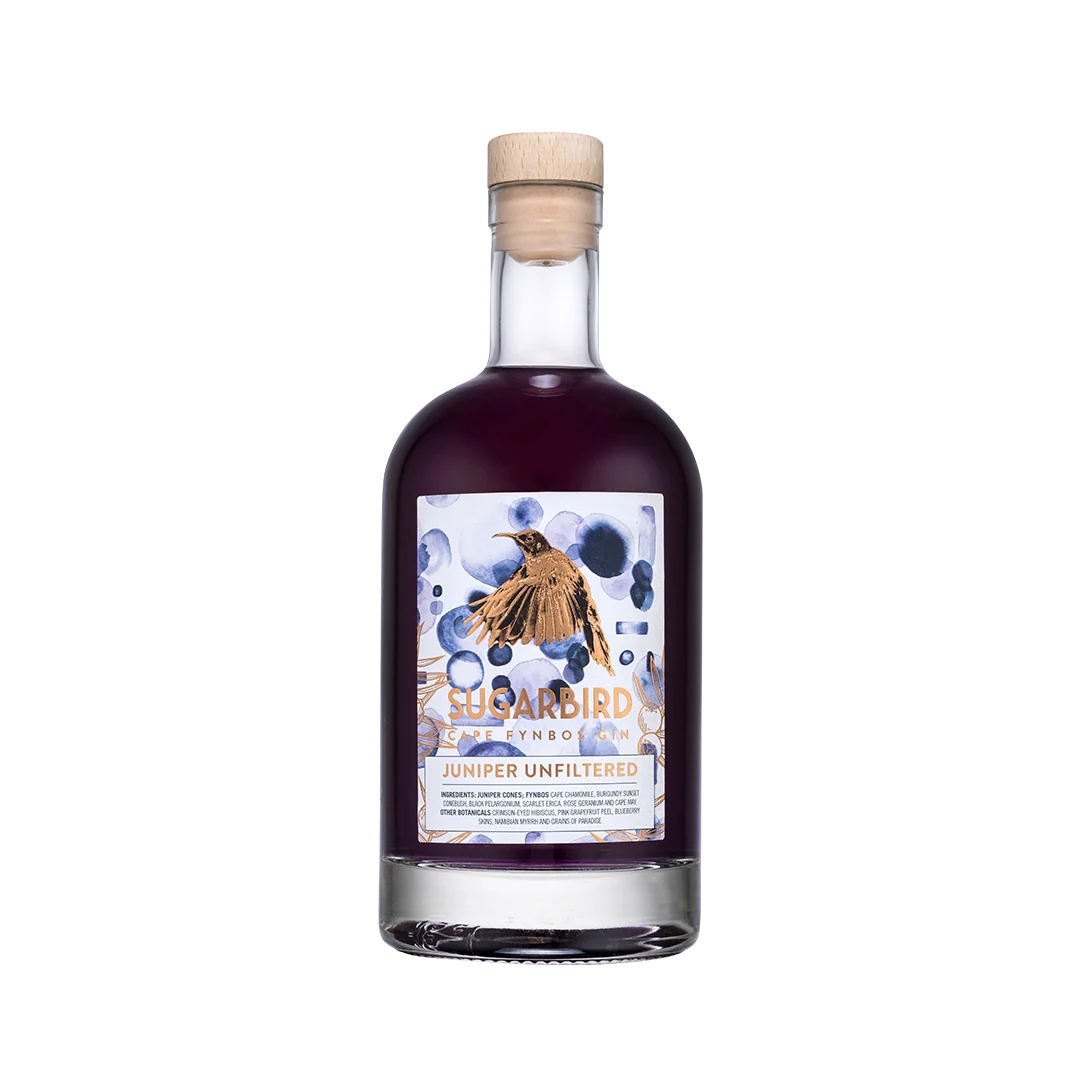 Sugarbird Juniper Unfiltered Gin (Old Label Design)