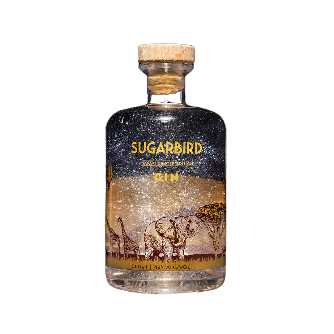 Sugarbird Safari Glitter Gin - 500ml