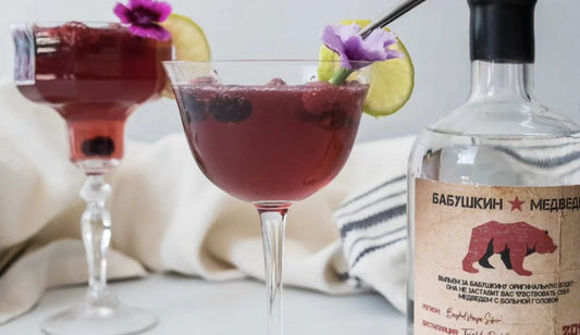Granny Bear’s Lime Cranberry Sparkler Cocktail