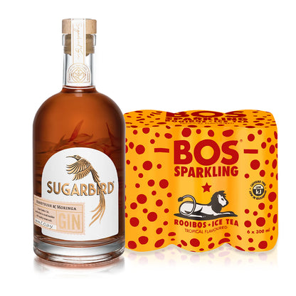 Sugarbird Honeybush & Moringa + BOS Sparkling Tropical Iced Tea Combo