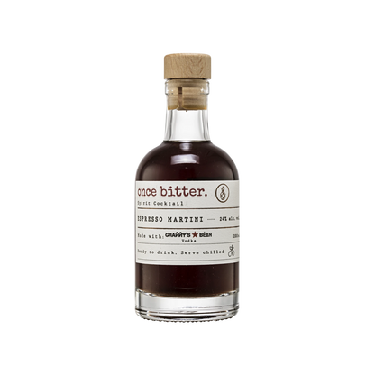 Once Bitter Espresso Martini with Granny’s Bear Vodka - 200ml