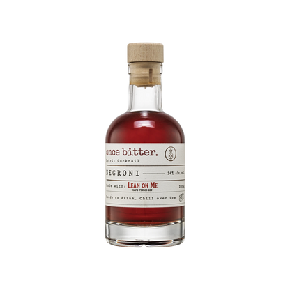 Once Bitter Negroni with Lean On Me Gin - 200ml