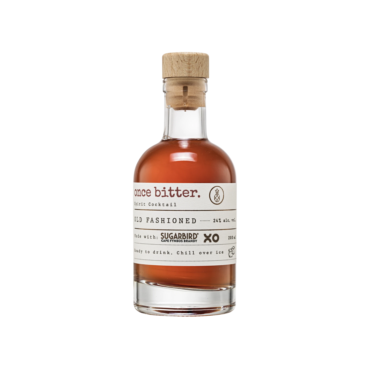 Once Bitter Old Fashioned with Sugarbird XO Brandy - 200ml