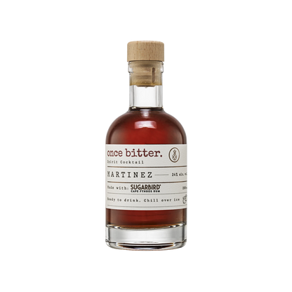Once Bitter Rum Martinez with Sugarbird Cape Fynbos Rum - 200ml