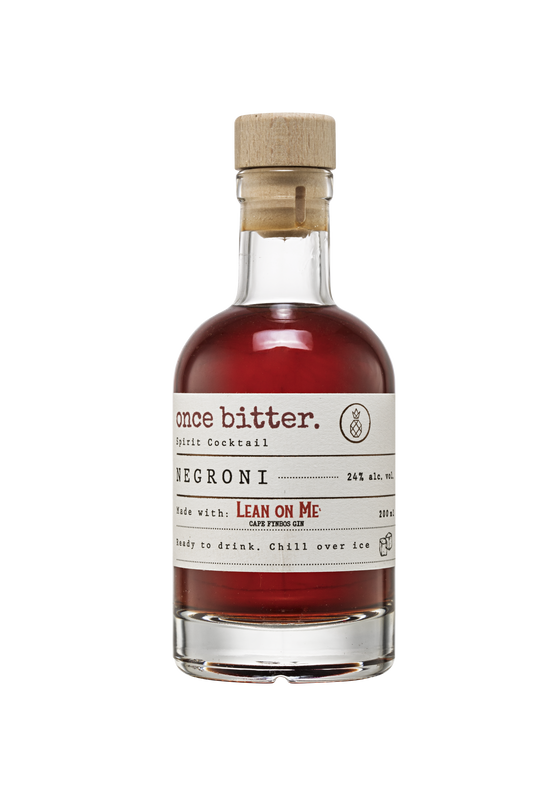 Once Bitter Negroni with Lean On Me Gin - 200ml