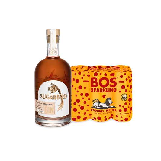 Sugarbird Honeybush & Moringa + BOS Sparkling Tropical Iced Tea Combo