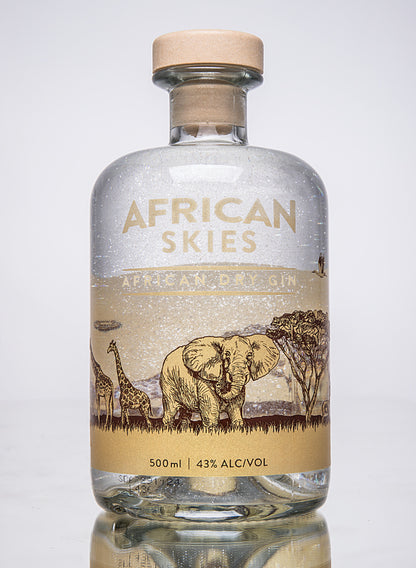 African Skies Glitter Gin - 500ml